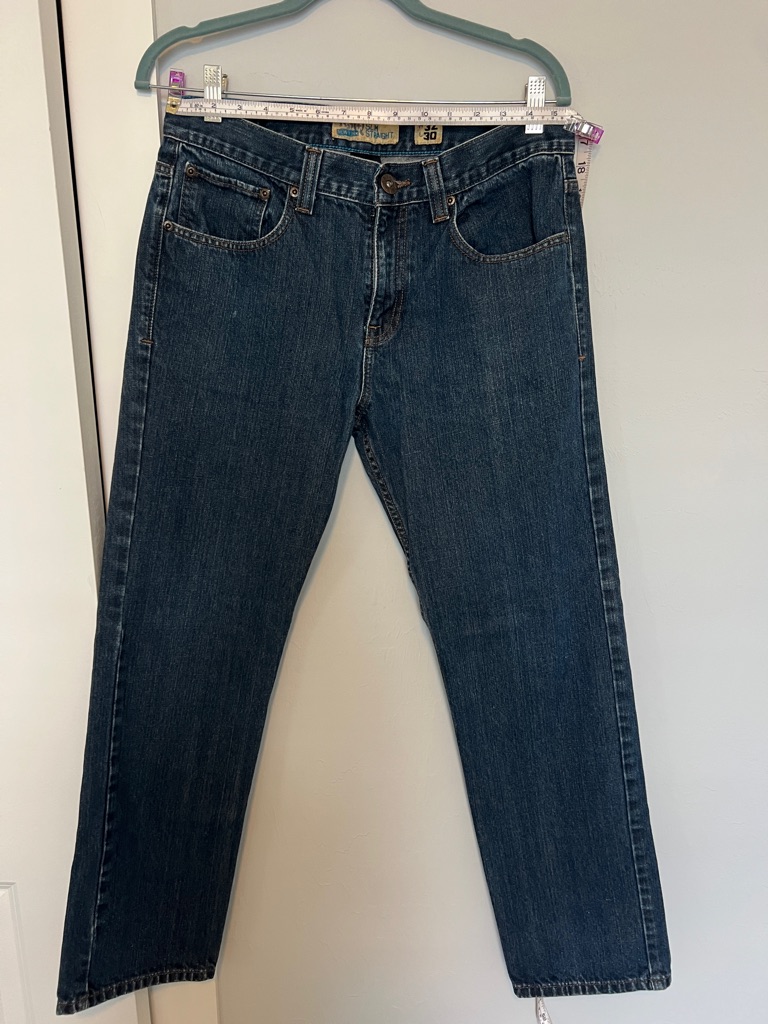 Rsq Slim Straight Dark Blue Straight Jeans